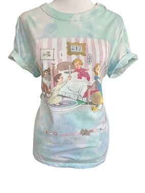 Disney Parks Peter Pan Wendy, John & Michael Darling Tie-dye T-shirt For Women M